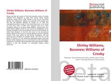 Borítókép a  Shirley Williams, Baroness Williams of Crosby - hoz