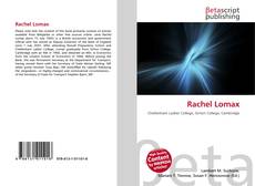 Couverture de Rachel Lomax