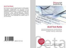 Copertina di Acid Test Ratio