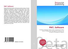 Copertina di PIKT, Software