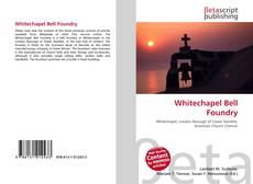Capa do livro de Whitechapel Bell Foundry 