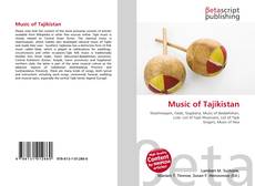 Portada del libro de Music of Tajikistan