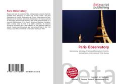 Borítókép a  Paris Observatory - hoz