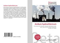 Capa do livro de Acidum hydrochloricum 