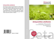 Bookcover of Achyranthes atollensis
