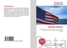 Couverture de Zabdiel Adams