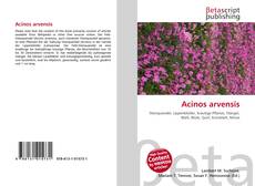 Couverture de Acinos arvensis