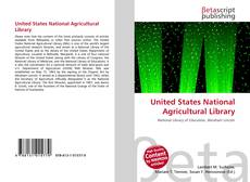 Обложка United States National Agricultural Library