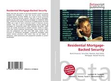 Residential Mortgage-Backed Security kitap kapağı
