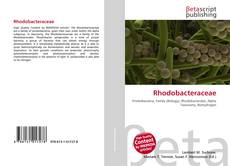 Couverture de Rhodobacteraceae