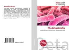 Couverture de Rhodobacterales