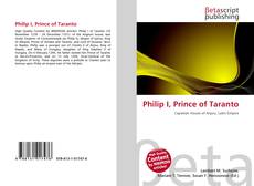 Couverture de Philip I, Prince of Taranto