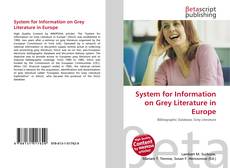 Buchcover von System for Information on Grey Literature in Europe