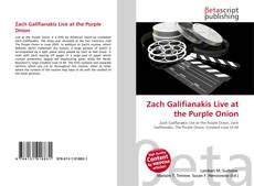 Capa do livro de Zach Galifianakis Live at the Purple Onion 