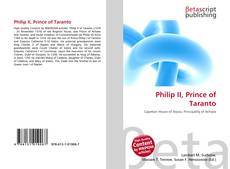 Couverture de Philip II, Prince of Taranto