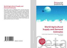 Buchcover von World Agricultural Supply and Demand Estimates
