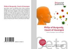 Buchcover von Philip of Burgundy, Count of Auvergne