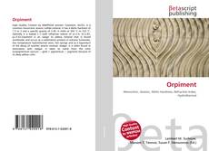 Buchcover von Orpiment