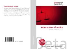 Buchcover von Obstruction of Justice