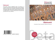 Couverture de Obstruent