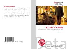 Couverture de Acquae Statiellae