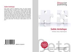 Couverture de Sable Antelope