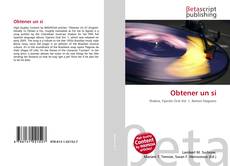 Capa do livro de Obtener un sí 