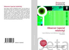 Capa do livro de Observer (special relativity) 