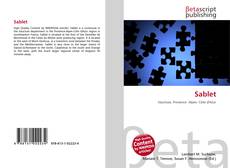 Buchcover von Sablet