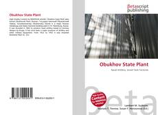 Buchcover von Obukhov State Plant