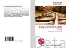 Buchcover von Obusier de 520 modèle 1916