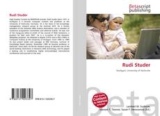 Copertina di Rudi Studer