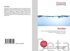 Couverture de Acridon