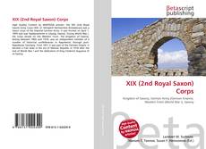 Couverture de XIX (2nd Royal Saxon) Corps