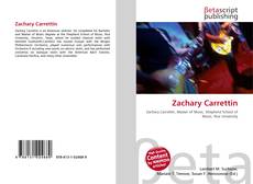 Copertina di Zachary Carrettin