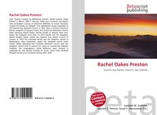 Copertina di Rachel Oakes Preston