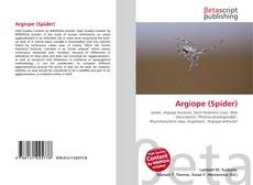 Copertina di Argiope (Spider)