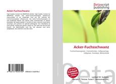 Copertina di Acker-Fuchsschwanz