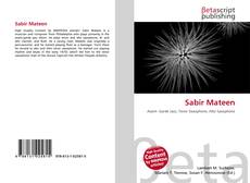 Copertina di Sabir Mateen