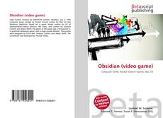 Capa do livro de Obsidian (video game) 