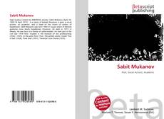 Copertina di Sabit Mukanov