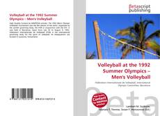 Buchcover von Volleyball at the 1992 Summer Olympics – Men's Volleyball