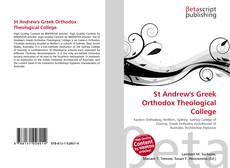Couverture de St Andrew's Greek Orthodox Theological College