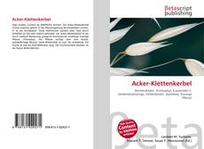 Buchcover von Acker-Klettenkerbel