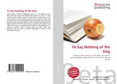 Copertina di To Say Nothing of the Dog