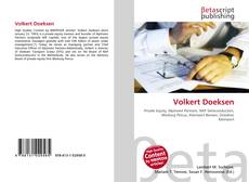 Buchcover von Volkert Doeksen