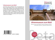 Copertina di Uhrenmuseum zum Rösli