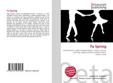 Buchcover von To Spring