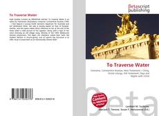 Buchcover von To Traverse Water