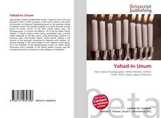 Copertina di Yahad-In Unum